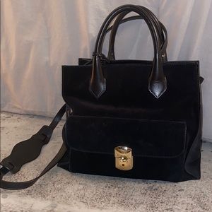 Balenciaga Black Suede Bag
